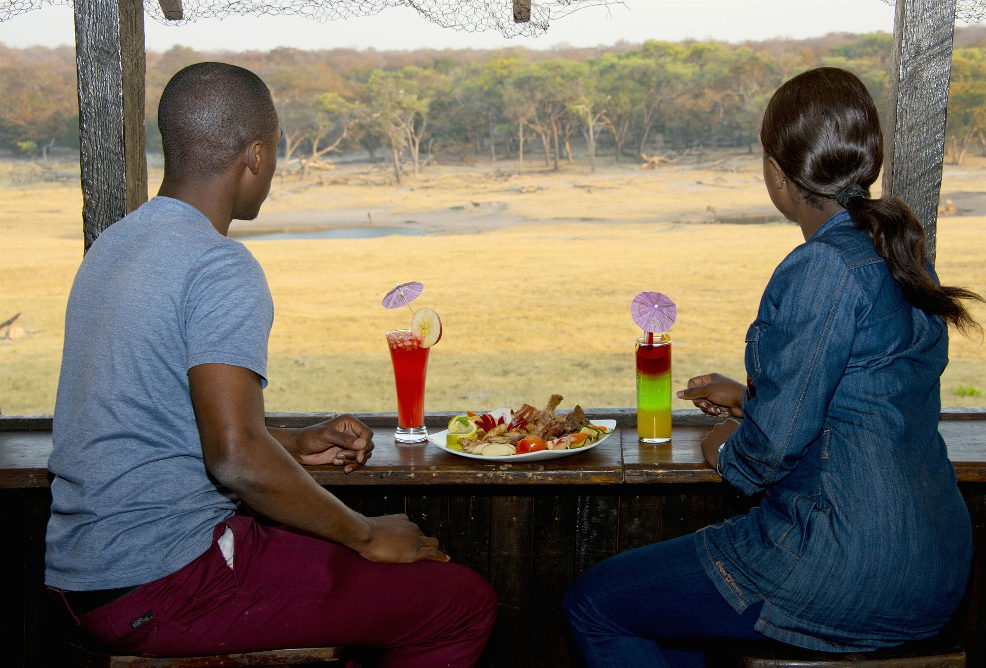 Hwange Safari Lodge Dete Esterno foto